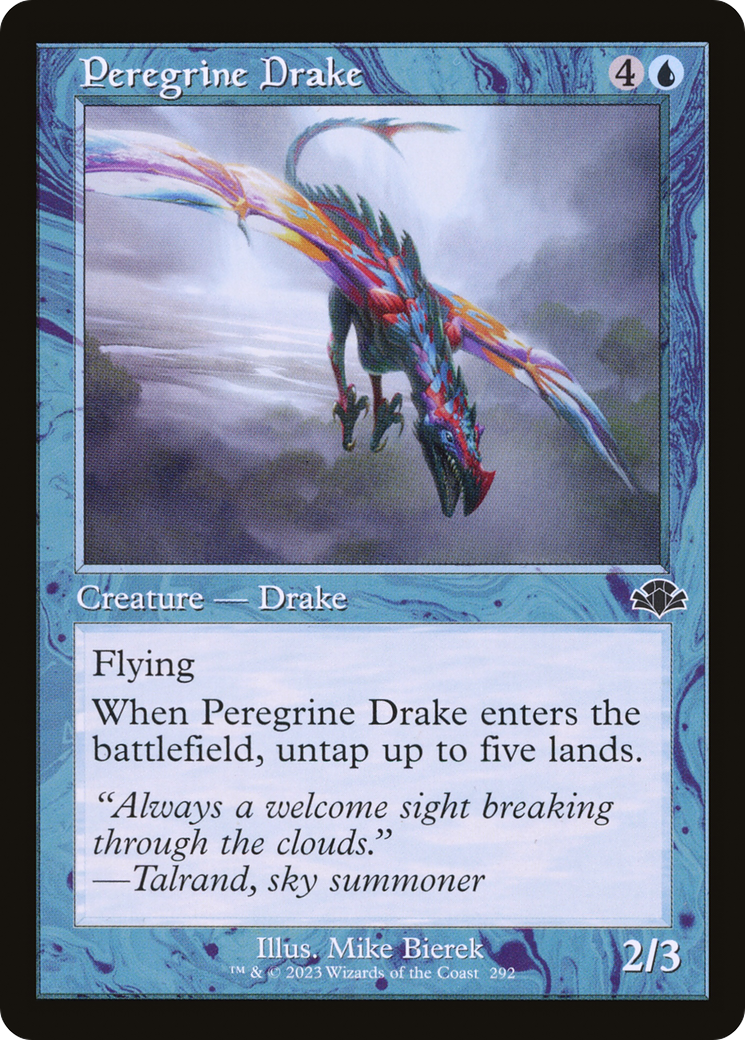 Peregrine Drake (Retro) [Dominaria Remastered] | Gate City Games LLC