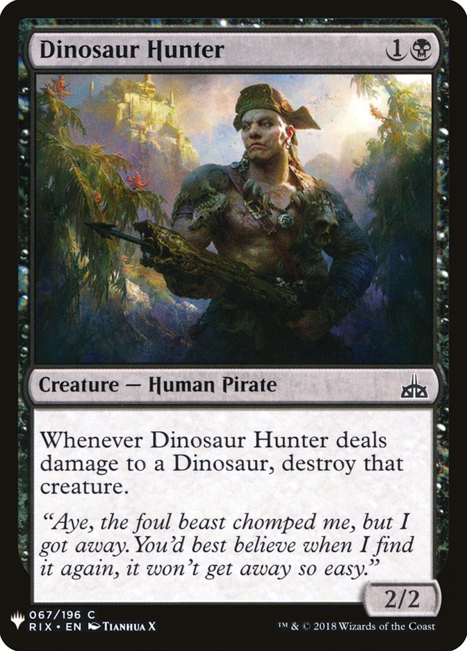 Dinosaur Hunter [Mystery Booster] | Gate City Games LLC
