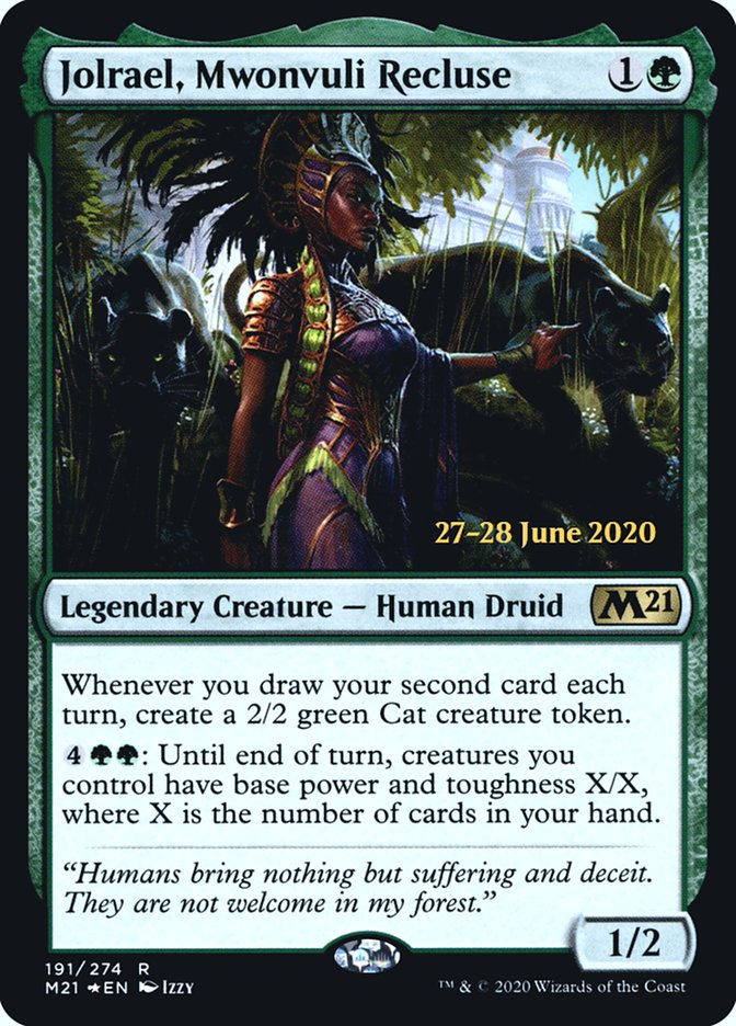 Jolrael, Mwonvuli Recluse [Core Set 2021 Prerelease Promos] | Gate City Games LLC