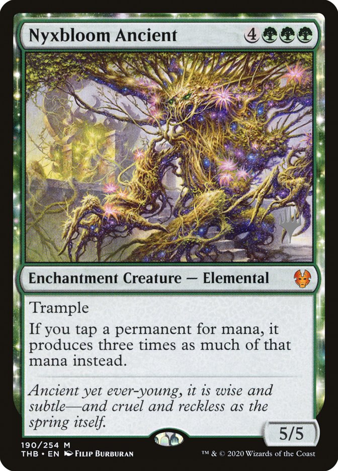 Nyxbloom Ancient (Promo Pack) [Theros Beyond Death Promos] | Gate City Games LLC