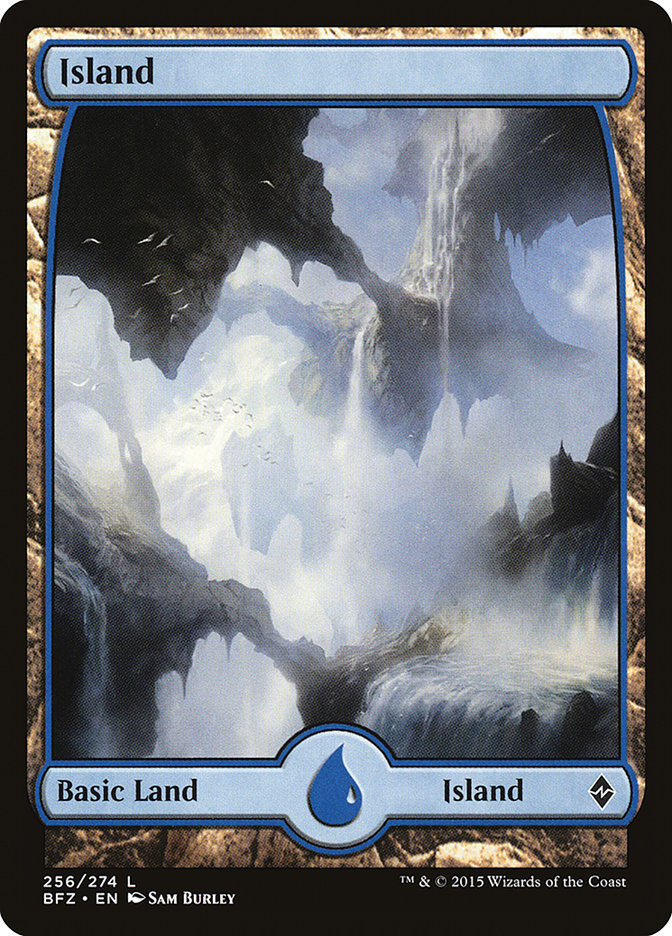 Island (256) (Full Art) [Battle for Zendikar] | Gate City Games LLC