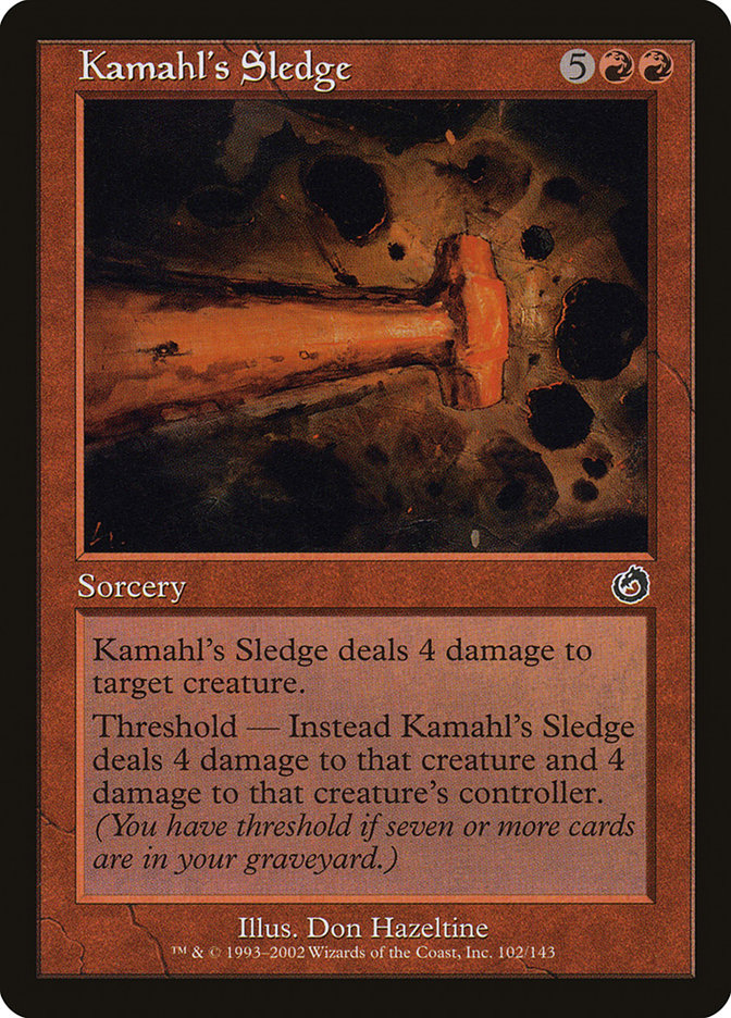 Kamahl's Sledge [Torment] | Gate City Games LLC