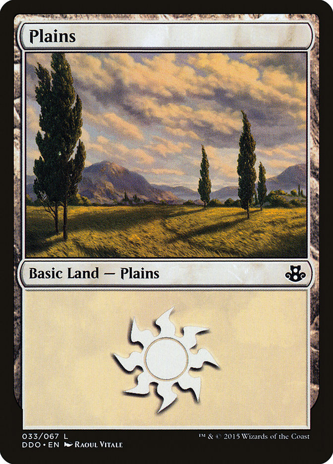 Plains (33) [Duel Decks: Elspeth vs. Kiora] | Gate City Games LLC