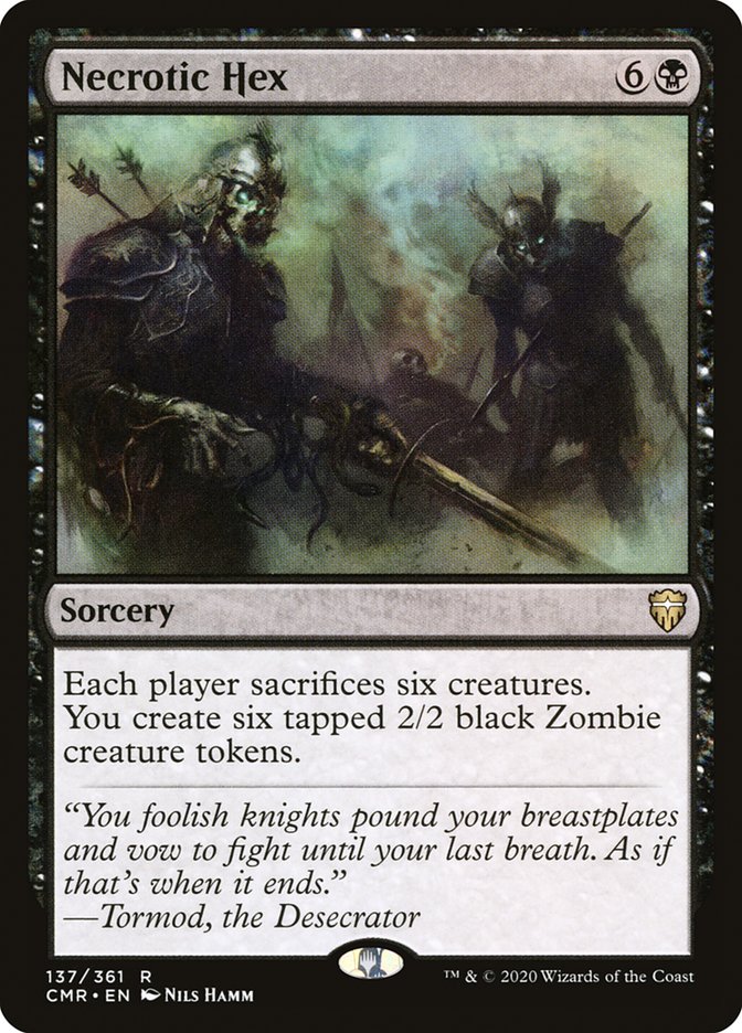 Necrotic Hex [Commander Legends] | Gate City Games LLC