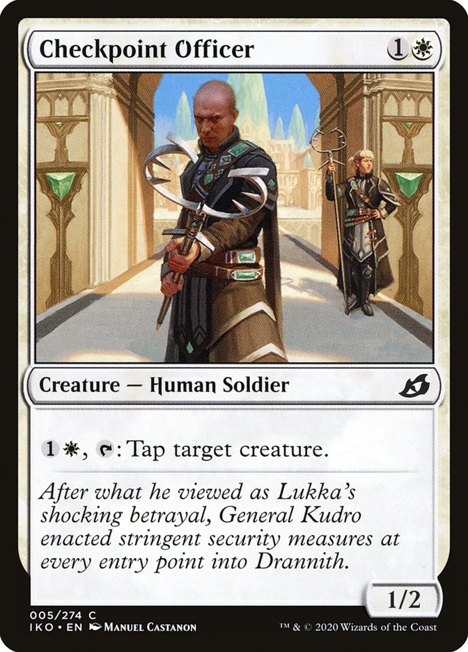Checkpoint Officer [Ikoria: Lair of Behemoths] | Gate City Games LLC