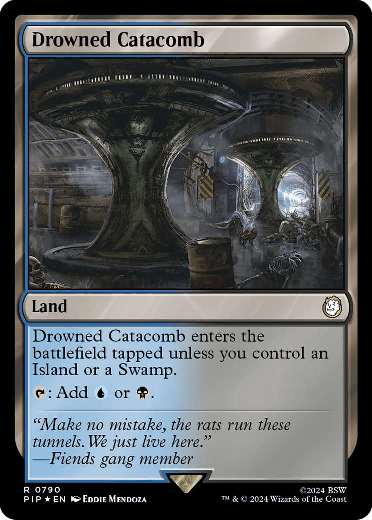 Drowned Catacomb (Surge Foil) [Fallout] | Gate City Games LLC