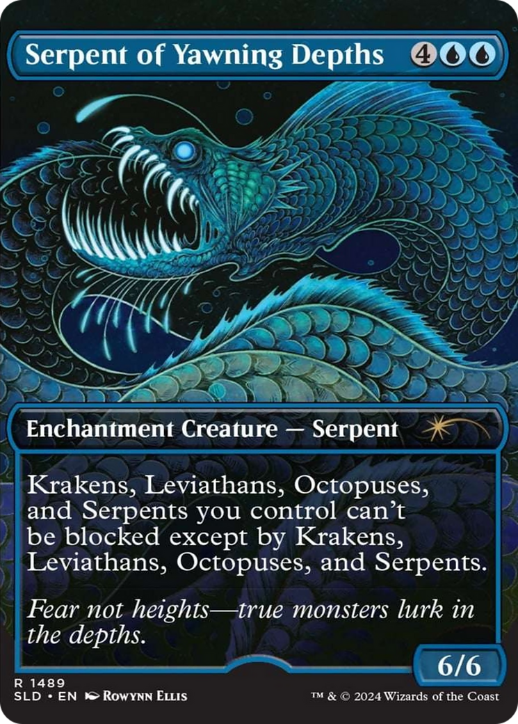 Serpent of Yawning Depths (Rainbow Foil) [Secret Lair Drop Series] | Gate City Games LLC