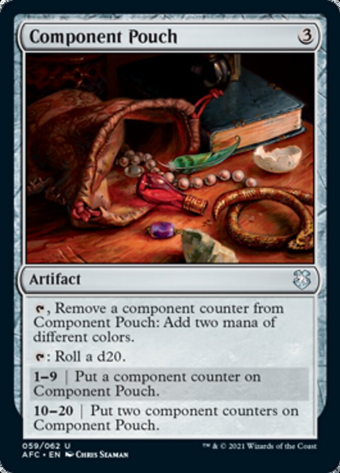 Component Pouch [Dungeons & Dragons: Adventures in the Forgotten Realms Commander] | Gate City Games LLC