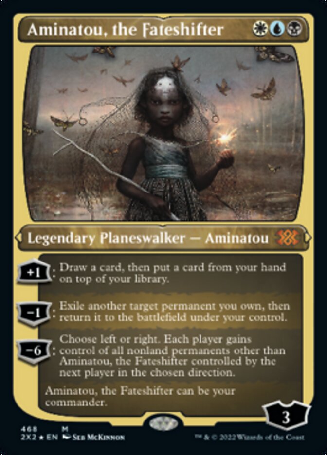 Aminatou, the Fateshifter (Foil Etched) [Double Masters 2022] | Gate City Games LLC