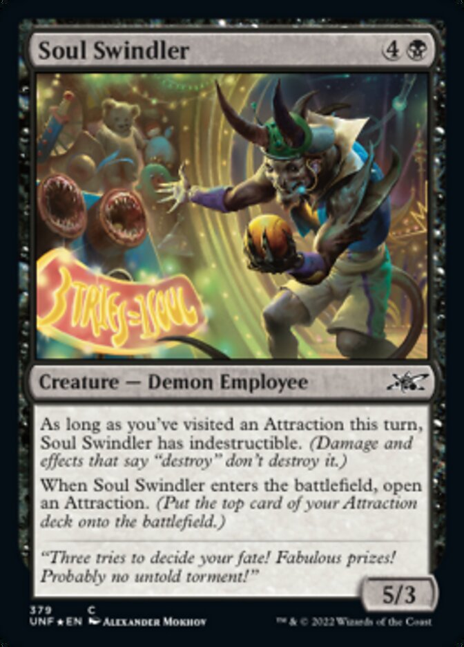 Soul Swindler (Galaxy Foil) [Unfinity] | Gate City Games LLC