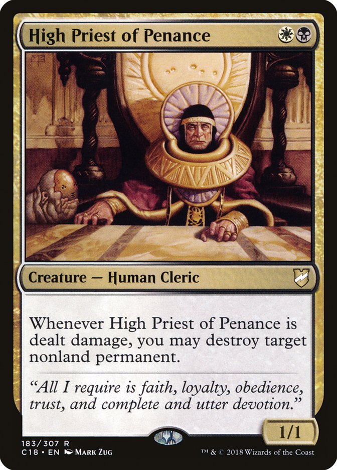 High Priest of Penance [Commander 2018] | Gate City Games LLC