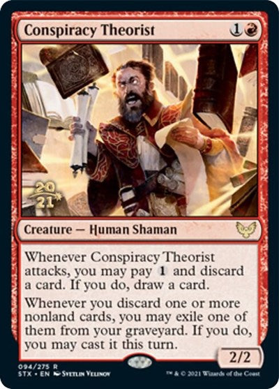 Conspiracy Theorist [Strixhaven: School of Mages Prerelease Promos] | Gate City Games LLC