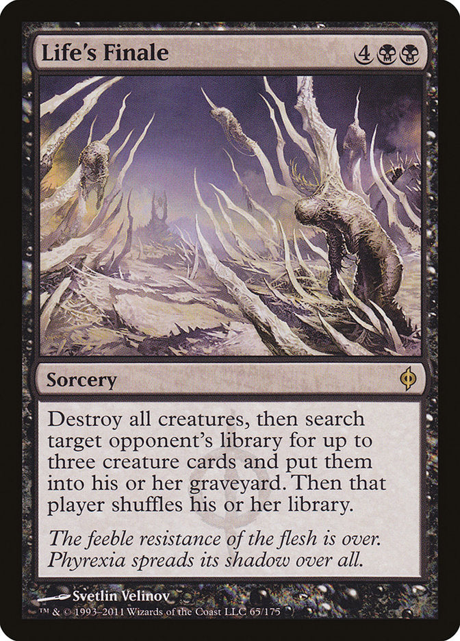 Life's Finale [New Phyrexia] | Gate City Games LLC