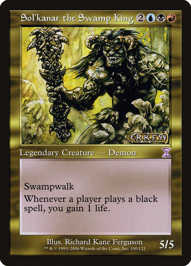 Sol'kanar the Swamp King [Time Spiral Timeshifted] | Gate City Games LLC