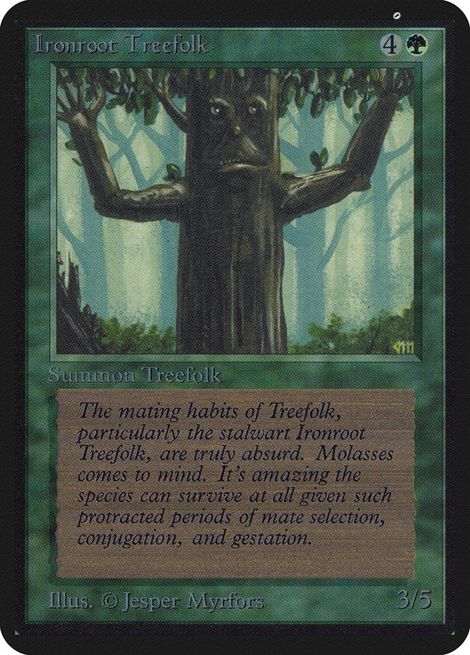 Ironroot Treefolk [Alpha Edition] | Gate City Games LLC