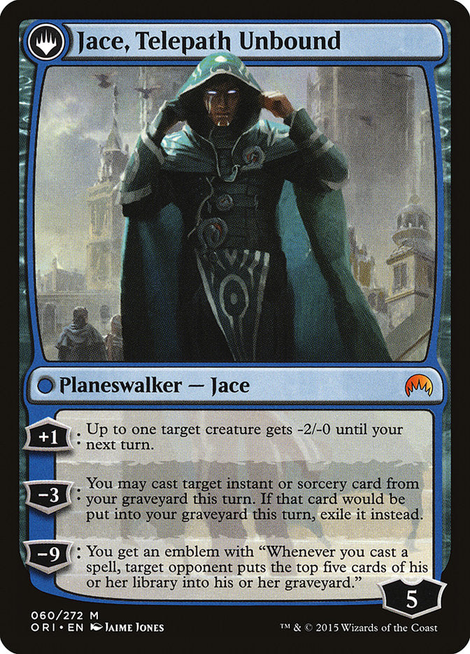 Jace, Vryn's Prodigy // Jace, Telepath Unbound [Magic Origins] | Gate City Games LLC