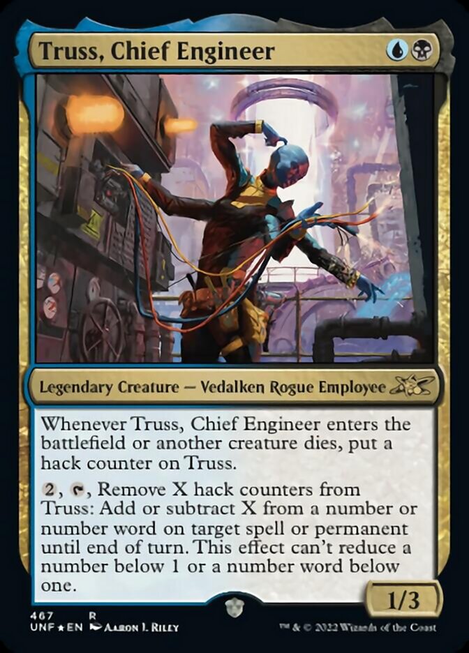 Truss, Chief Engineer (Galaxy Foil) [Unfinity] | Gate City Games LLC