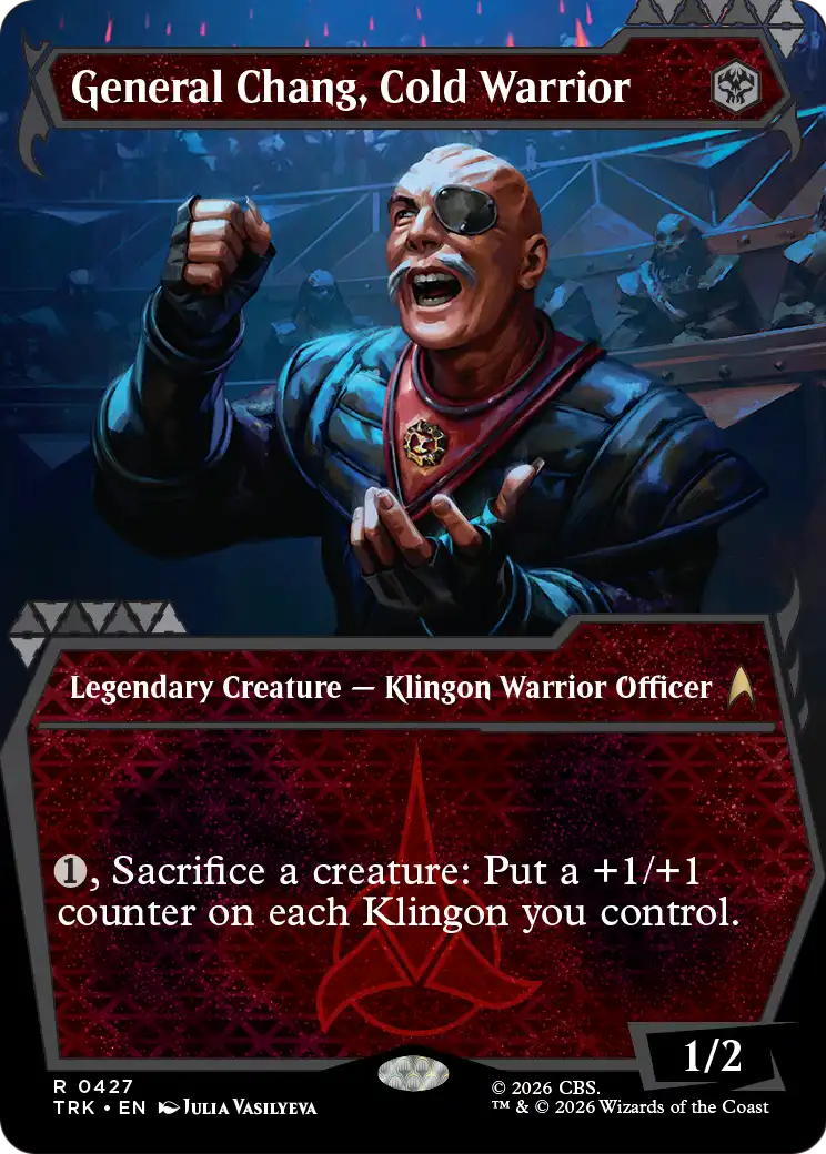 General Chang, Cold Warrior (0427) (Showcase) [Star Trek] | Gate City Games LLC