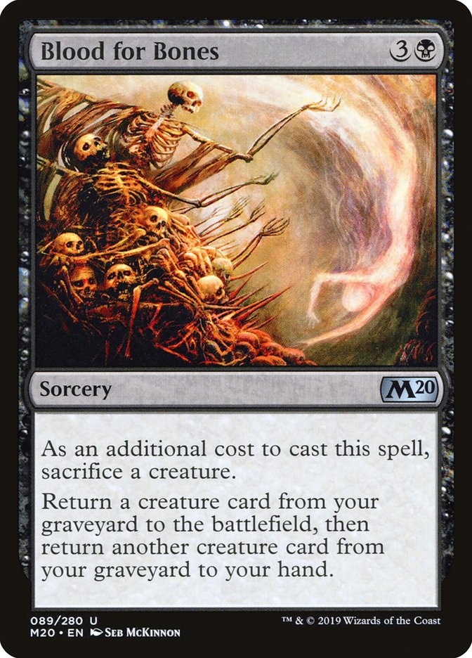 Blood for Bones [Core Set 2020] | Gate City Games LLC