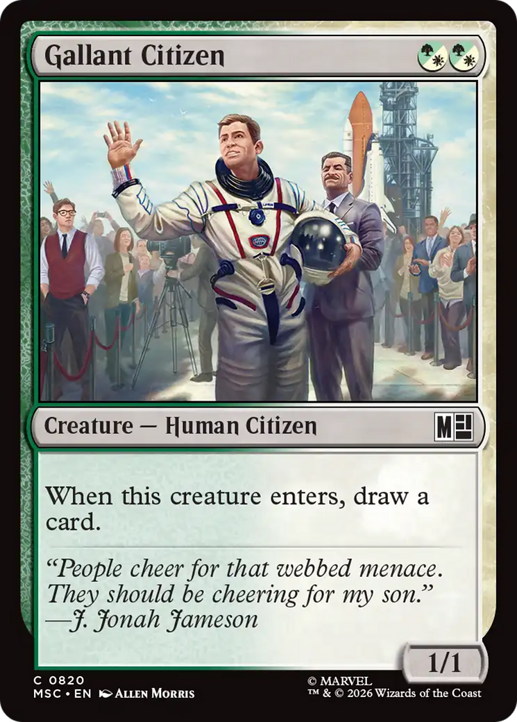 Gallant Citizen [Marvel Super Heroes Commander] | Gate City Games LLC