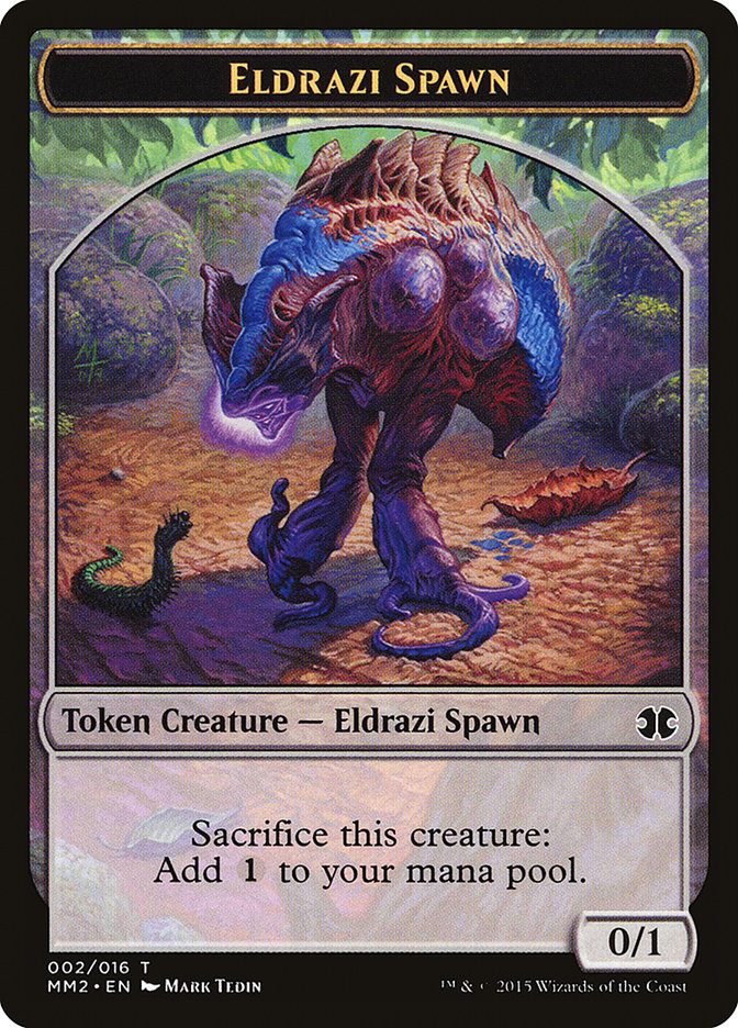 Eldrazi Spawn Token (002/016) [Modern Masters 2015 Tokens] | Gate City Games LLC