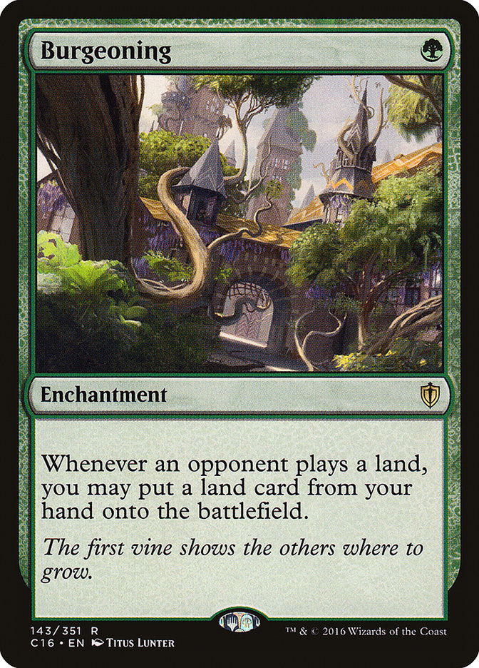 Burgeoning [Commander 2016] | Gate City Games LLC
