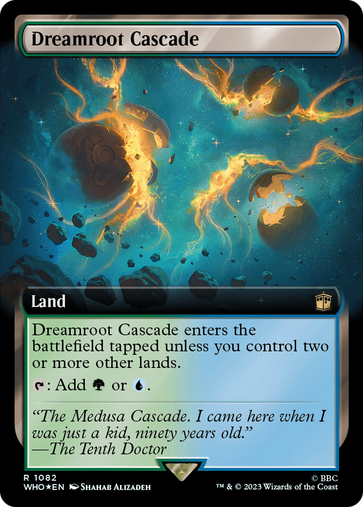 Dreamroot Cascade (Extended Art) (Surge Foil) [Doctor Who] | Gate City Games LLC
