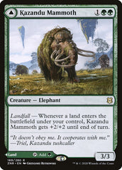 Kazandu Mammoth // Kazandu Valley [Zendikar Rising] | Gate City Games LLC