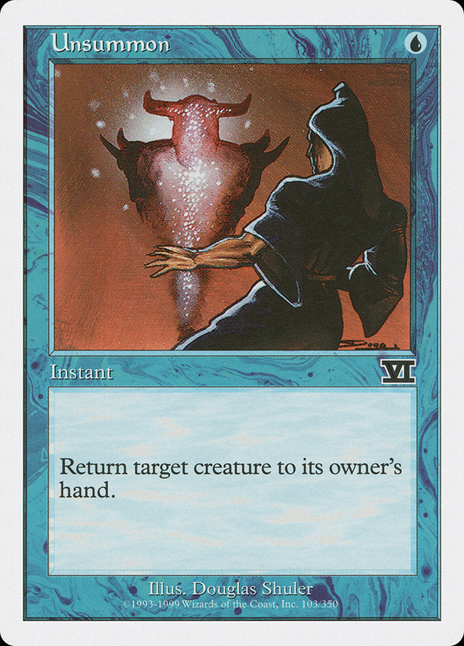 Unsummon [Classic Sixth Edition] | Gate City Games LLC