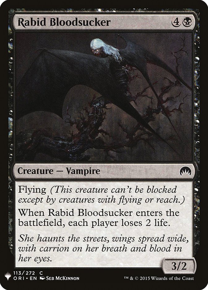 Rabid Bloodsucker [Mystery Booster] | Gate City Games LLC