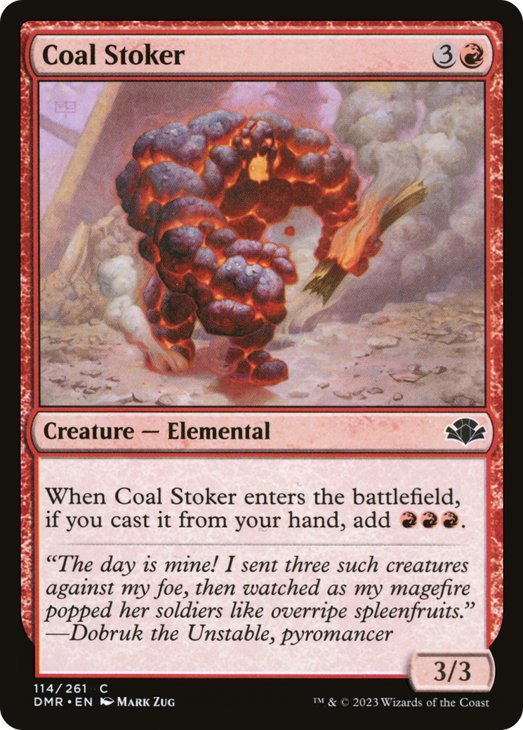 Coal Stoker [Dominaria Remastered] | Gate City Games LLC