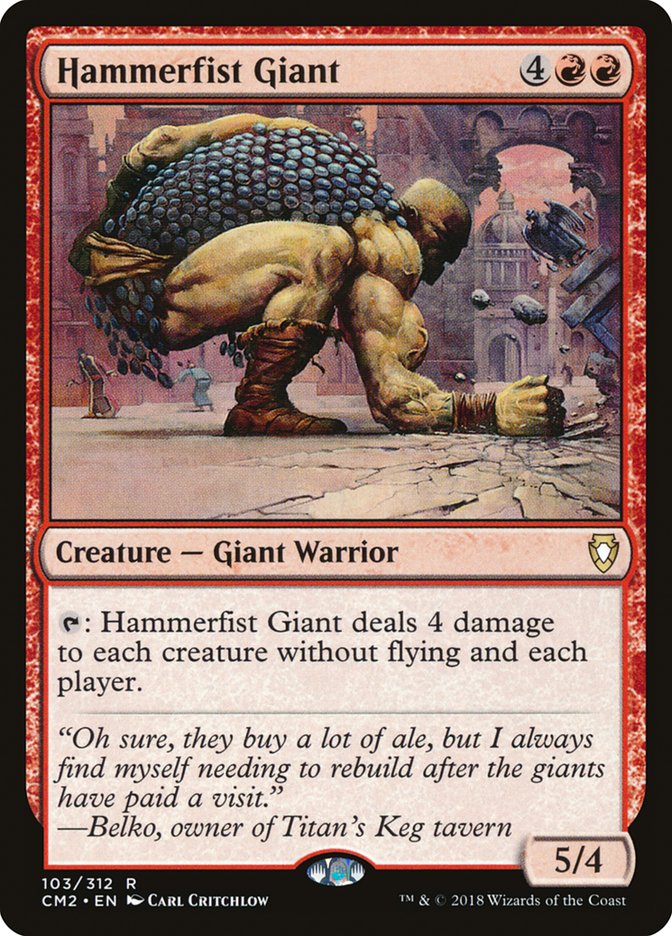 Hammerfist Giant [Commander Anthology Volume II] | Gate City Games LLC