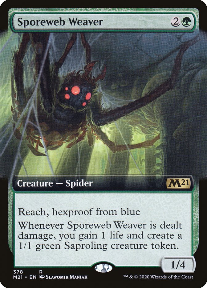 Sporeweb Weaver (Extended Art) [Core Set 2021] | Gate City Games LLC