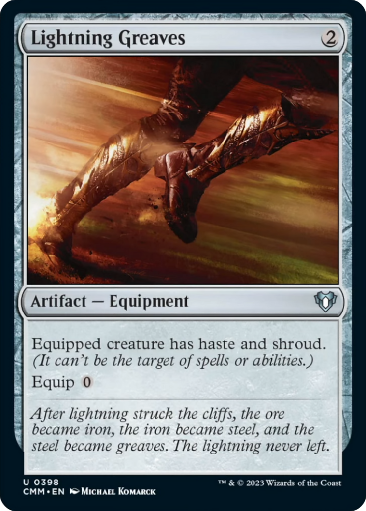Lightning Greaves [Commander Masters] | Gate City Games LLC