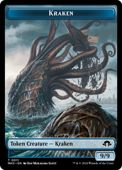 Eldrazi Spawn // Kraken Double-Sided Token [Modern Horizons 3 Tokens] | Gate City Games LLC