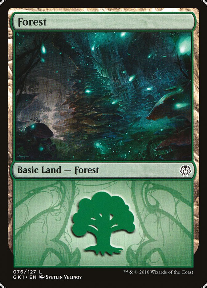 Forest (76) [Guilds of Ravnica Guild Kit] | Gate City Games LLC