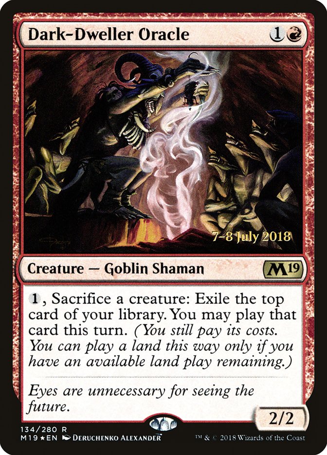 Dark-Dweller Oracle [Core Set 2019 Prerelease Promos] | Gate City Games LLC
