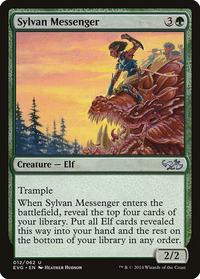 Sylvan Messenger (Elves vs. Goblins) [Duel Decks Anthology] | Gate City Games LLC