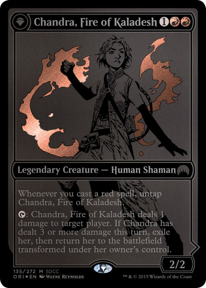 Chandra, Fire of Kaladesh // Chandra, Roaring Flame [San Diego Comic-Con 2015] | Gate City Games LLC