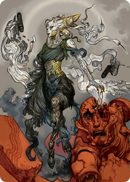 Tamiyo, Compleated Sage Art Card [Kamigawa: Neon Dynasty Art Series] | Gate City Games LLC