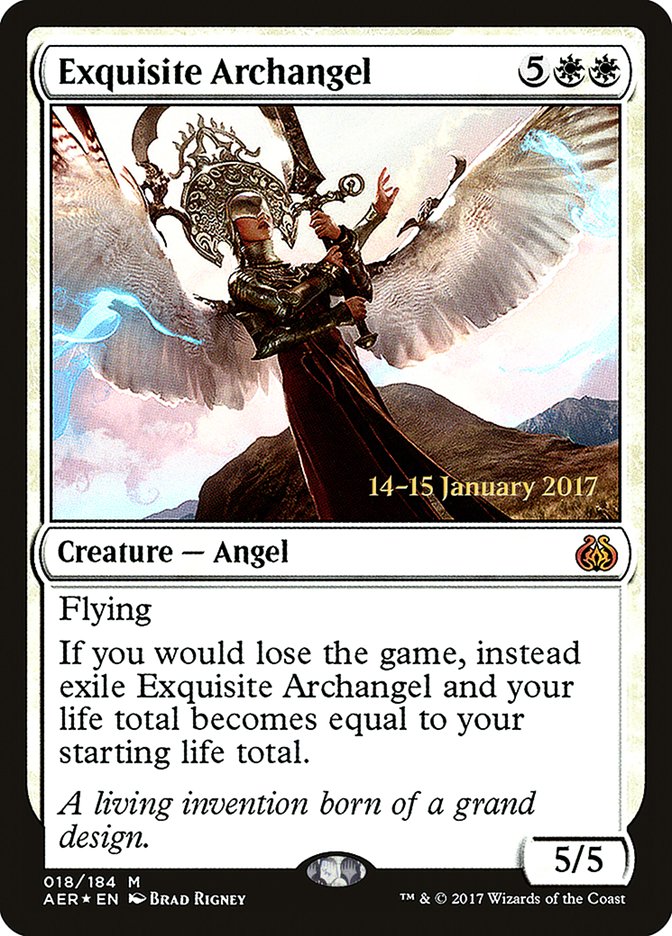 Exquisite Archangel [Aether Revolt Prerelease Promos] | Gate City Games LLC