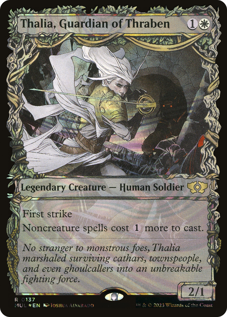 Thalia, Guardian of Thraben (Halo Foil) [Multiverse Legends] | Gate City Games LLC