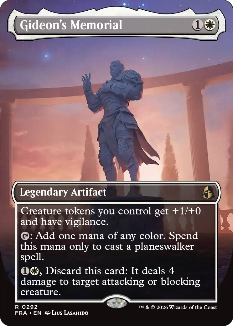 Gideon's Memorial (Borderless) [Reality Fracture] | Gate City Games LLC
