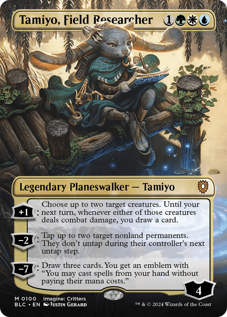 Tamiyo, Field Researcher (Borderless) [Bloomburrow Commander] | Gate City Games LLC