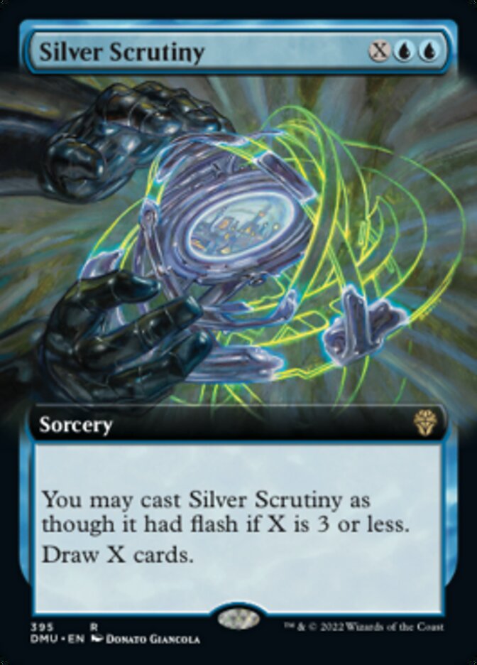 Silver Scrutiny (Extended Art) [Dominaria United] | Gate City Games LLC