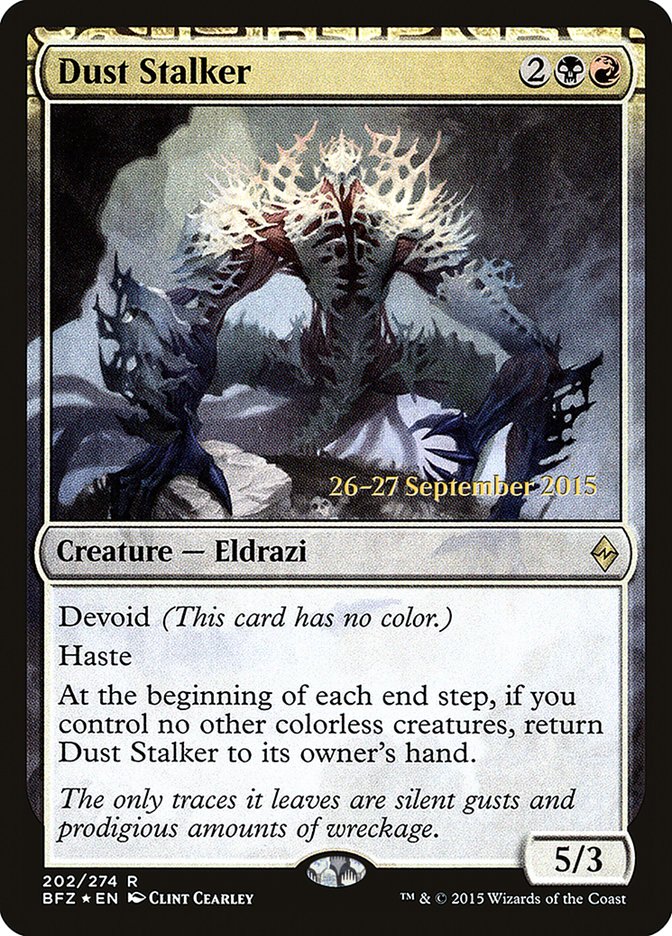 Dust Stalker [Battle for Zendikar Prerelease Promos] | Gate City Games LLC