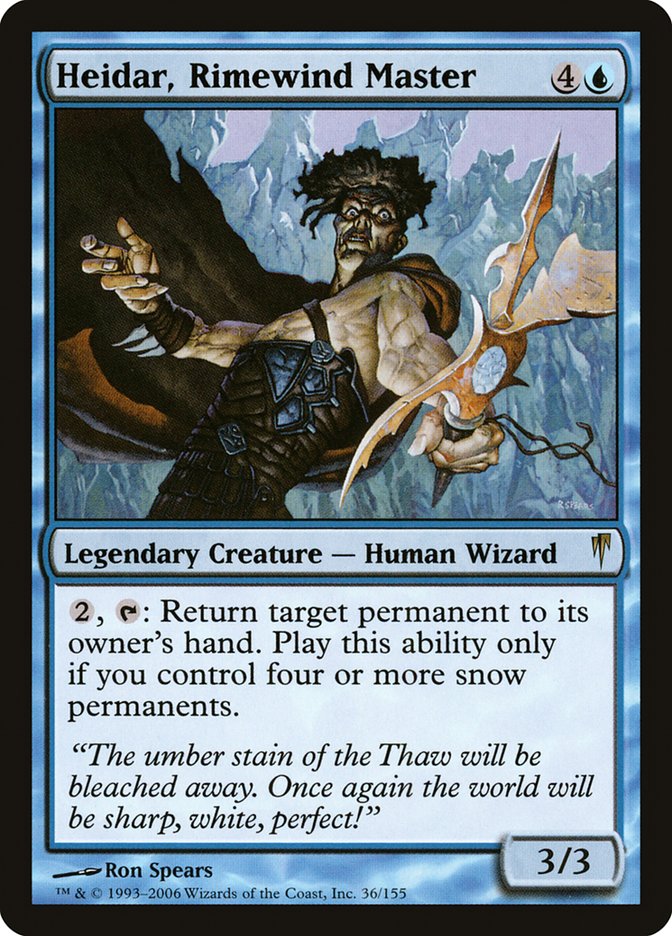 Heidar, Rimewind Master [Coldsnap] | Gate City Games LLC