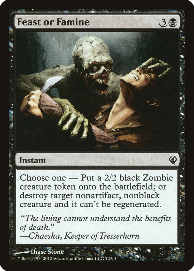 Feast or Famine [Duel Decks: Izzet vs. Golgari] | Gate City Games LLC