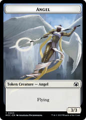 Angel (3) // Demon Double-Sided Token [March of the Machine Commander Tokens] | Gate City Games LLC