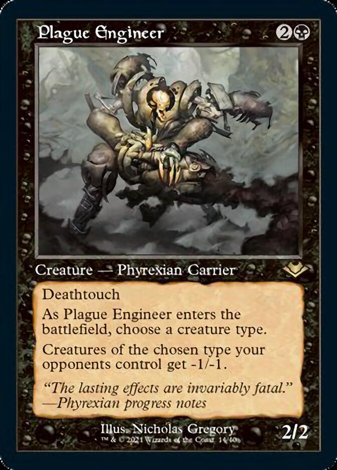 Plague Engineer (Retro Foil Etched) [Modern Horizons] | Gate City Games LLC